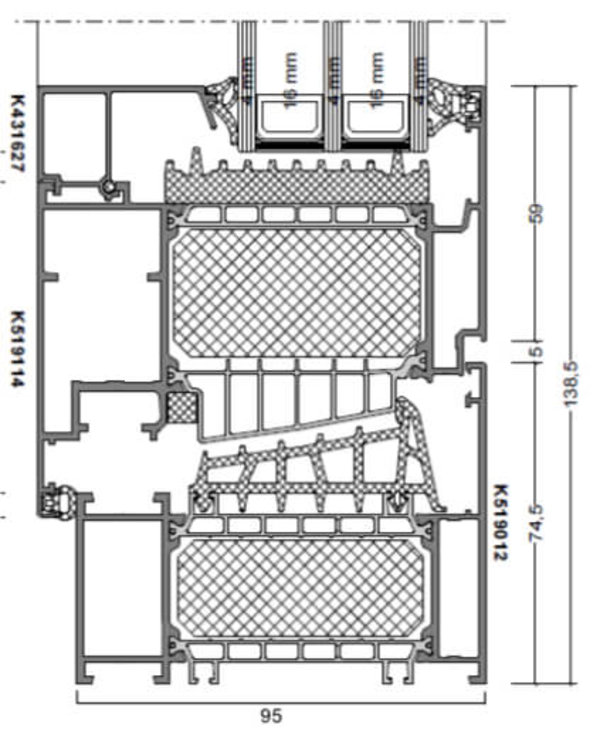 MB 104 - Dreh-Kipp - DK MB 104 - Dreh-Kipp - DK