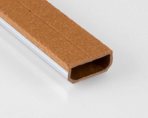 STOLMA Aluminium warme Kante hellbraun (RAL 8003)