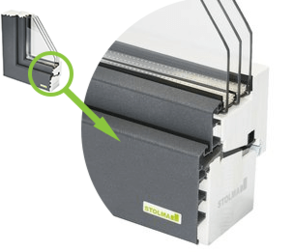 Profilansicht des Premium Protect Classic Fenster