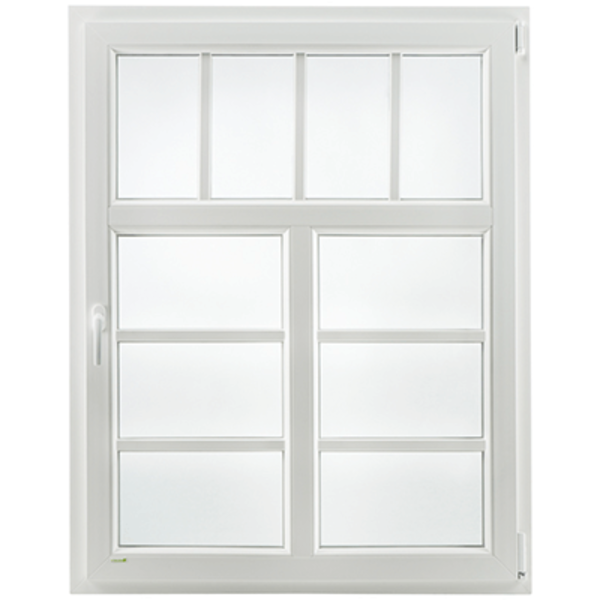 Frontansicht eines Aluplast Ideal 4000 Plus Fensters