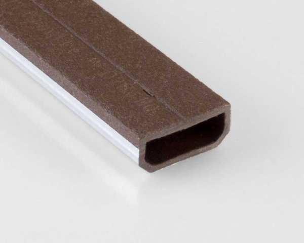 STOLMA Aluminium warme Kante dunkelbraun (RAL 8016)