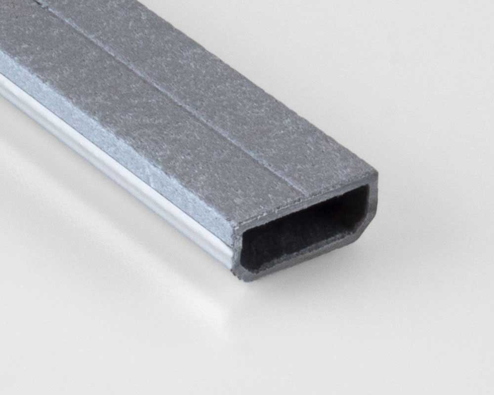 STOLMA Aluminium warme Kante grau (RAL 7040)